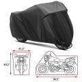 Waterproof UV durable motorcycle rain cover